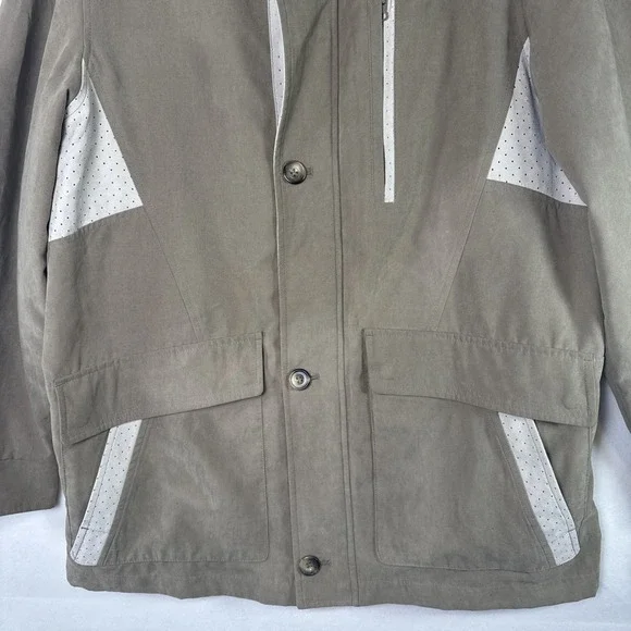 Belcade Mens Tan Microsuede Trench Coat EU 50 US 40 Excellent Condition